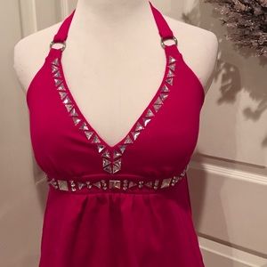 Sexy red Victoria's Secret bra top w sparkly gems